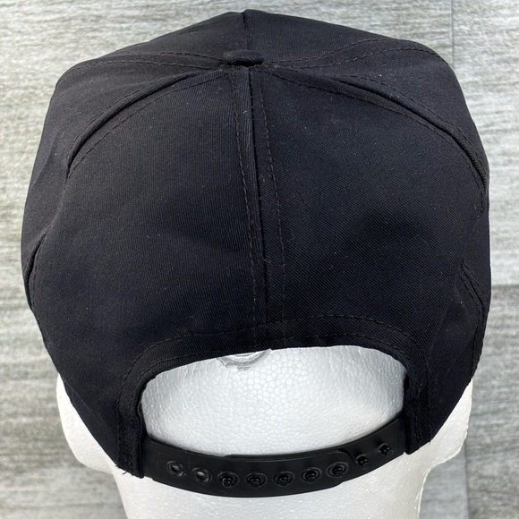 VTG USA Made 7th Infantry Association Snap Back Trucker Hat Cap Black Red Army - Picture 15 of 16